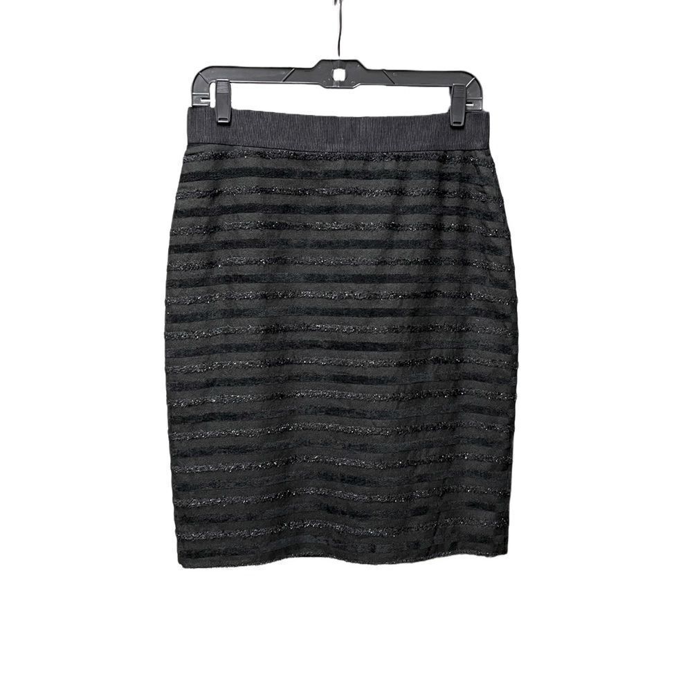 🌟70% OFF🌟 Ann Taylor🌟Black Skirt with Glimmer Stripe